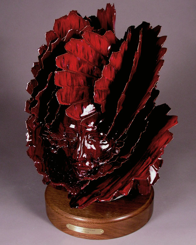 'Cold Embers' - abstract ceramic sculpture