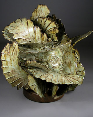 'Lodgegrass' - abstract ceramic sculpture