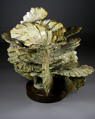 'Lodgegrass' - abstract ceramic sculpture