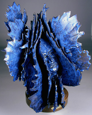 'Medicine Smoke' - abstract ceramic sculpture