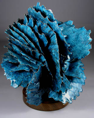 'Morning Glory' - abstract ceramic sculpture