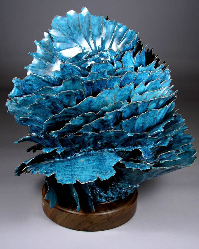 'Morning Glory' - abstract ceramic sculpture