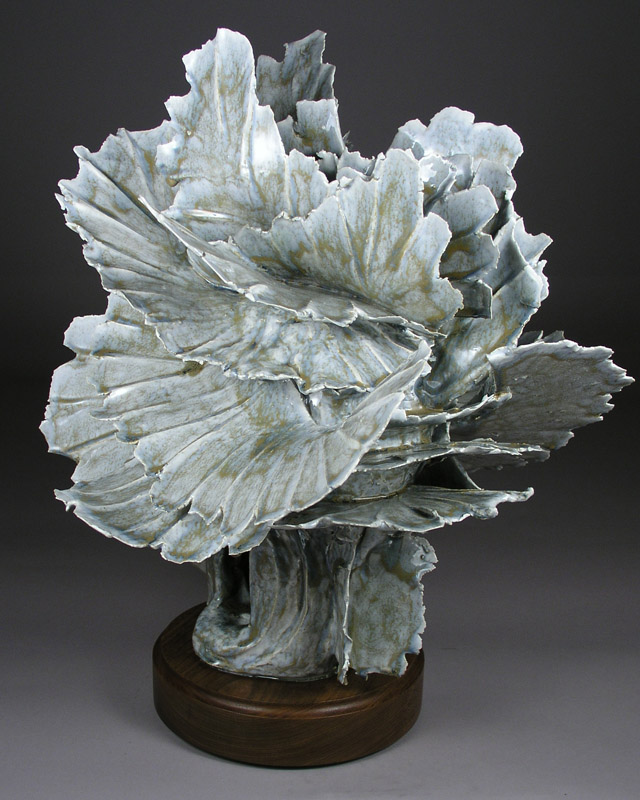 'Sage' - ceramic sculpture (side view)