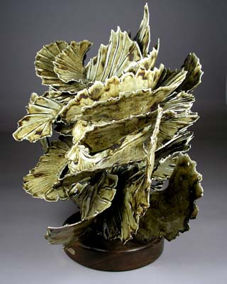 'Yellowstone' - abstract ceramic sculpture