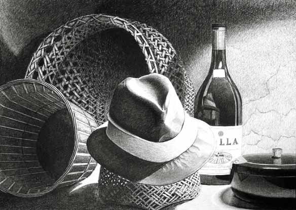 'Of Southern Evenings' - Charcoal Drawing